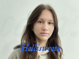 Holliswrote